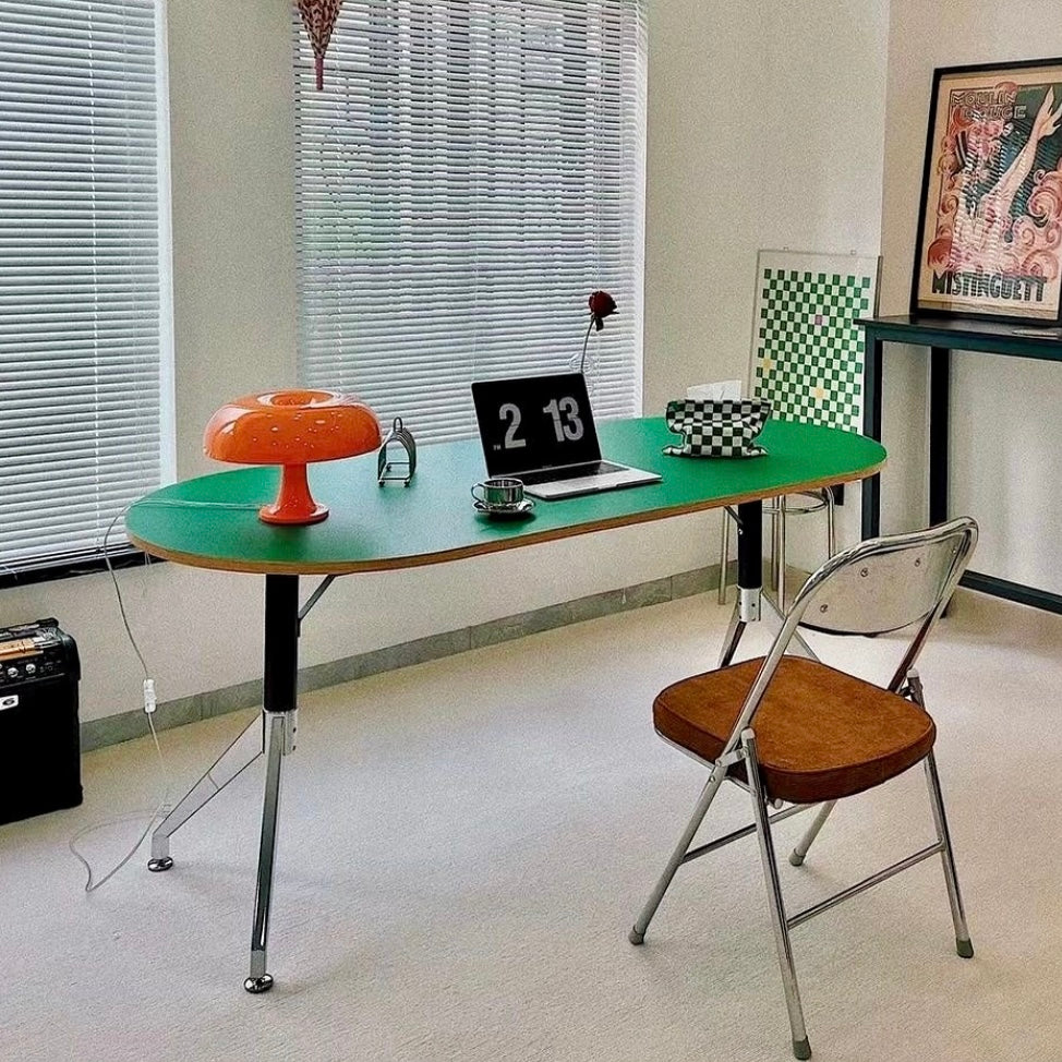 [PRE-ORDER] Green Oval Frame Table