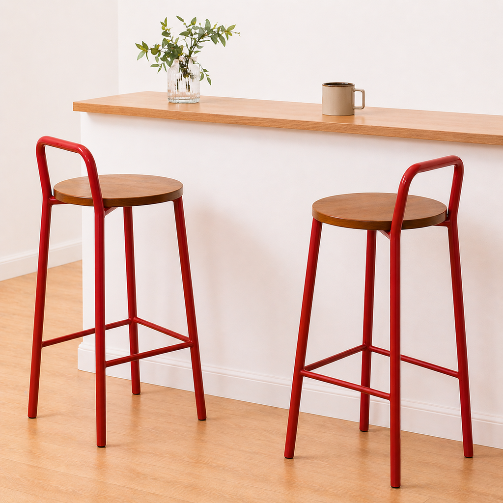 Bar Stool (Red)