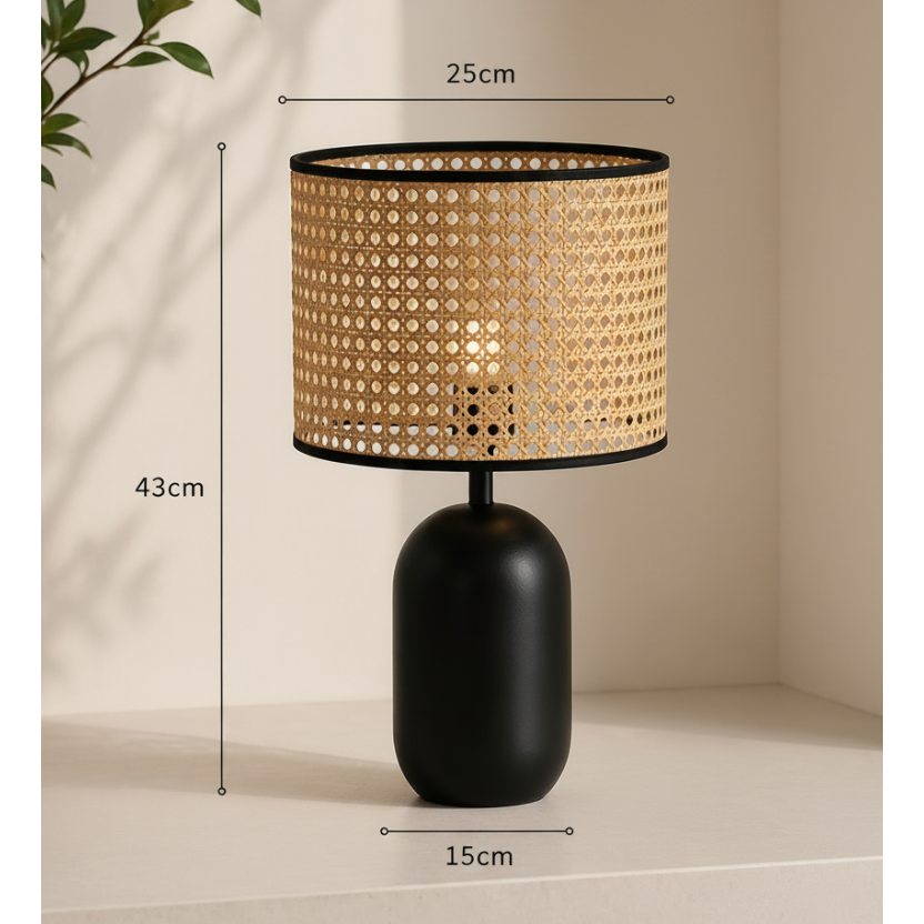 Soluna Woven Table Lamp